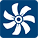 Standard motor with axial fan and Ex protection (ATEX)